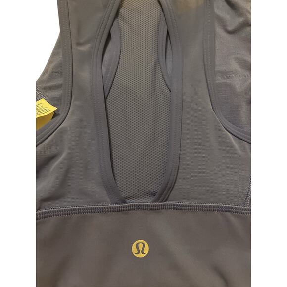 LULULEMON Everlux High Neck Train Bra Wild Indigo Sz 2 - Picture 6 of 9